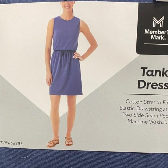 Member's Mark Navy Tank Dress - Picture 2 of 4
